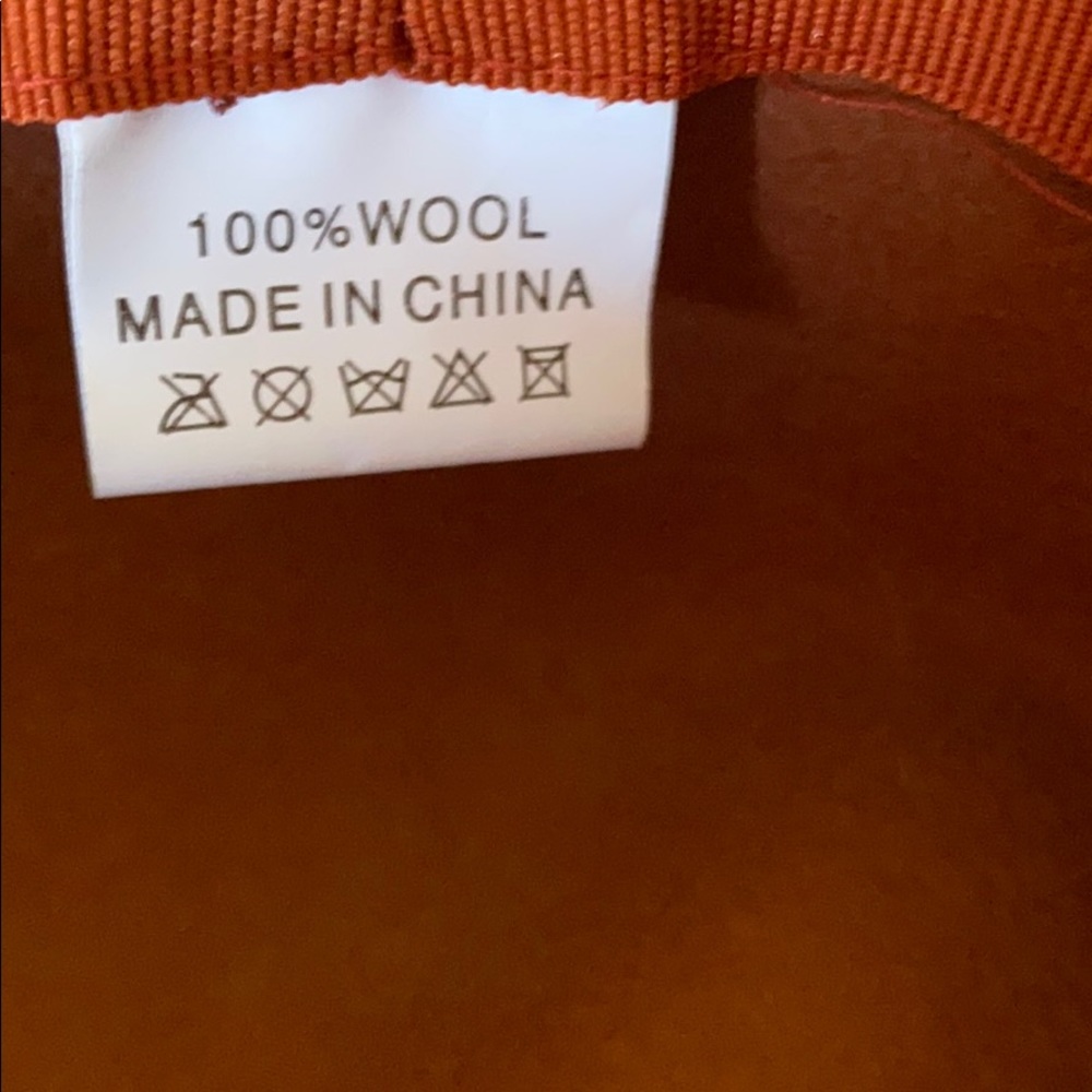 Concise Felt Knot Wool Swinger Hat - Picture 7 of 8